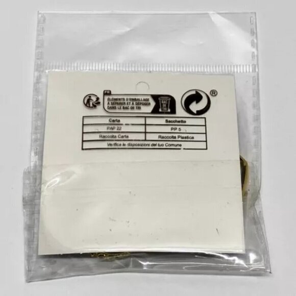 CS Fashion Earrings U Shape Multi Layer Hoop Design Golden Yellow with Gemstones - Picture 10 of 11